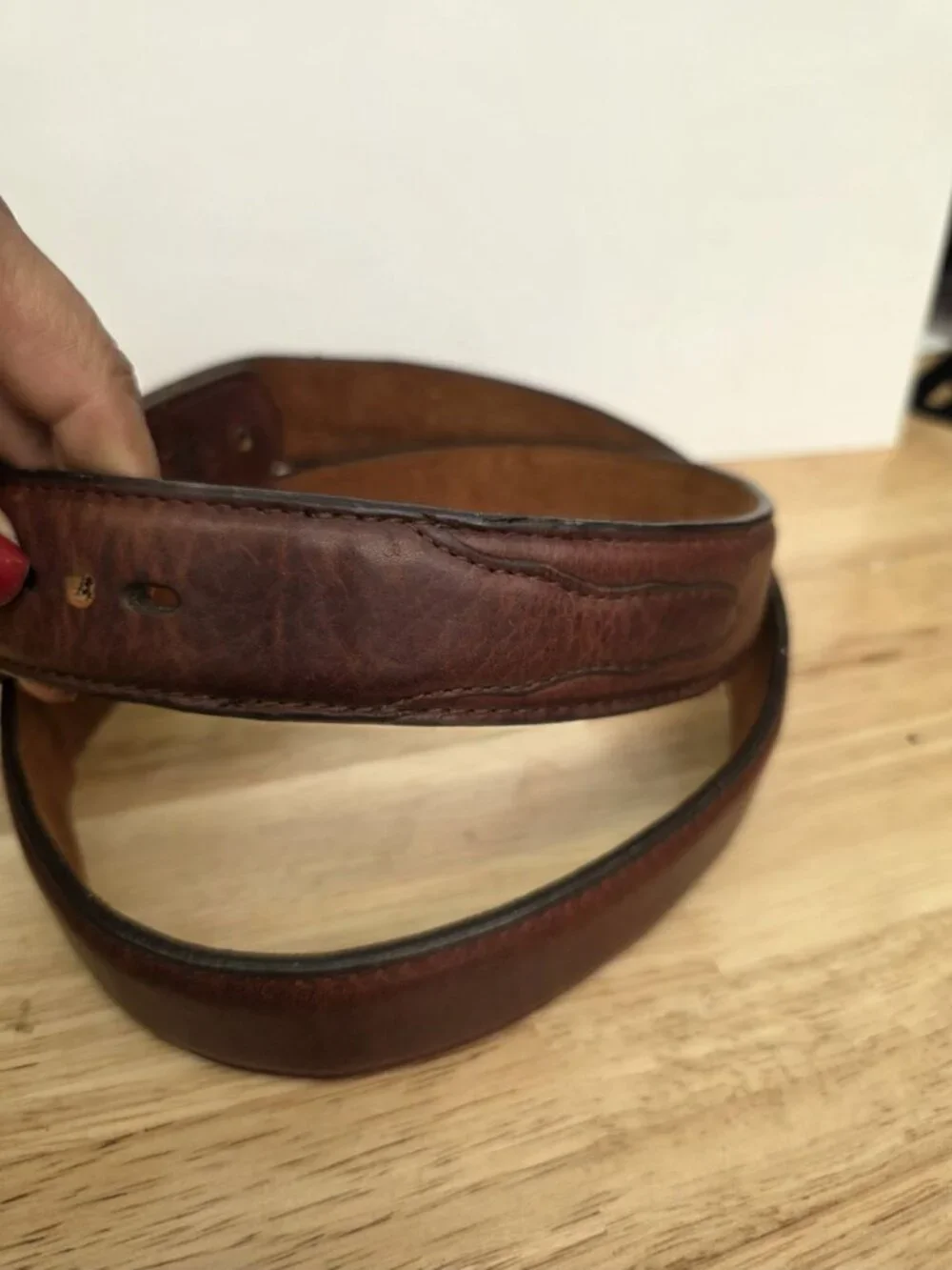 3D Belt Company Brown Leather Belt Western Men's Size 40